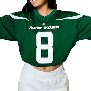 Camiseta Deportiva de Fútbol Americano para Mujer, Corte Ajustado, Malla Sublimada, Número Personalizado, Ropa Deportiva de Equipo, Fabricante OEM, 2026 - Product Image 3