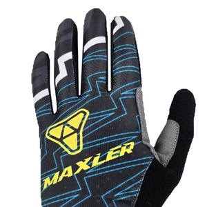 ถุงมือ MX พิมพ์ลายแบบ Sublimated สำหรับมอเตอร์ครอสและปั่นจักรยาน วัสดุ PU ระบายอากาศได้ดี กันลื่น ทนทาน ปิดนิ้วเต็มรูปแบบ - Product Image 5