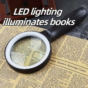 Loupe portative avec lumière pour la lecture de livres et de journaux, la réparation d'instruments, l'observation des insectes - Product Image 1