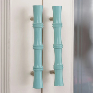 Lot de poignées de meuble en bois faites à la main de 7 pouces, poignées de commode vintage, poignées de porte et de tiroir en gros - Product Image 4