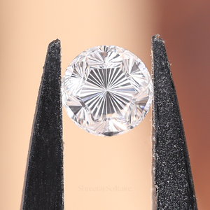 Diamant de laboratoire 1 CT 2 CT, taille ronde à facettes, design unique, diamant CVD non monté pour bague de mariage et de fiançailles, fournisseur direct d'usine - Product Image 1