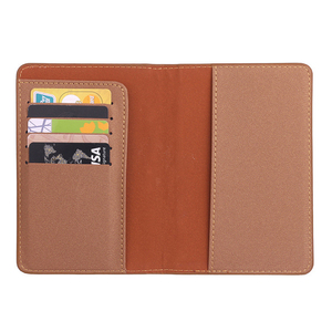 Porta Pasaportes de Cuero PU, Delgado, con Ranuras para Tarjetas, Diseño Minimalista, Color Azul - Product Image 5