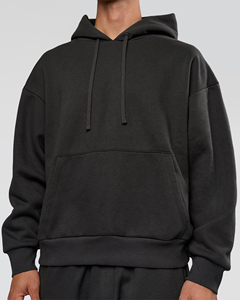 Sweat-shirts en coton vierges pour hommes, en molleton, personnalisables avec logo, style streetwear décontracté, vente en gros - Product Image 3