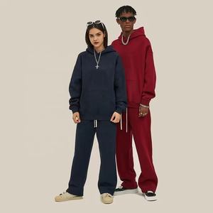 ชุดวอร์มผ้าฟลีซถักมีฮู้ดและกางเกงวอร์มพิมพ์ลาย - Product Image 3