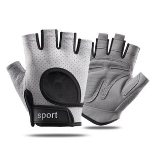 Guantes de Gimnasio de Medio Dedo Antideslizantes para Levantamiento de Pesas, Guantes de Entrenamiento Transpirables para Hombres y Mujeres OEM - Product Image 1