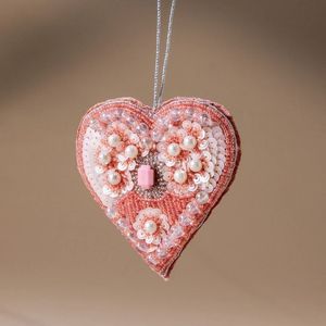 Personalized Handmade Beaded Alphabet <b>Letter</b> Christmas <b>Ornament</b> Initial Hanging Decoration - Product Image 3