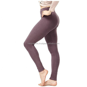 Latest Design Two-Panel Yoga <b>Leggings</b> High Waist Polyester/Spandex Sports Gym Workout Running Tights Casual Mid Waist <b>Pockets</b> - Product Image 5