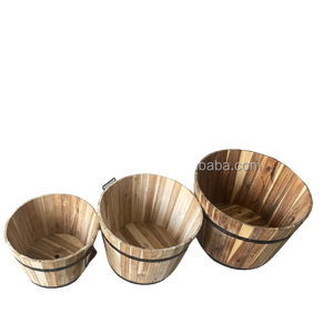 Viet Wood Vietnam Modern <b>Square</b> Oil-coated Planter <b>Pot</b> for Floor Hanging Hotel Use in Home Garden Shopping Mall-Wholesale - Product Image 4
