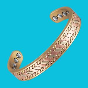 Brazalete de Cobre Martillado, Hecho a Mano, Ancho y Abierto, con Acabado Texturizado, para Accesorios de Moda y Regalos - Product Image 5