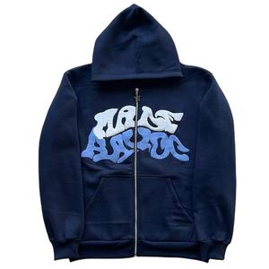 เสื้อฮู้ดพิมพ์ลายพัฟฟ์ สตรีทแวร์ รุ่นใหม่ สำหรับผู้ชาย ผ้าเฟรนช์เทอร์รี่หนานุ่ม ทรงโอเวอร์ไซส์ สไตล์ลำลอง - Product Image 3