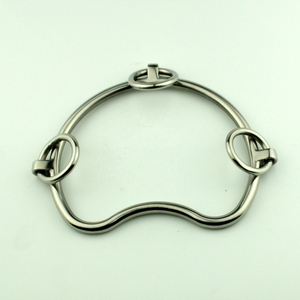 Bocado de caballo OEM de acero inoxidable con revestimiento de plasma azul arcoíris, con mejillas completas, para carreras de caballos, equipo ecuestre, proveedor personalizado - Product Image 6