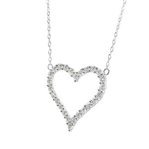 Collar con Colgante de Diamante Redondo Cultivado en Laboratorio, Oro, Oro Rosa, Oro Blanco o Plata de Ley, Certificado IGI - Product Image 5