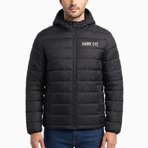Men's Stylish <b>Lightweight</b> Quilted Jacket Warm Winter Padded Puffer <b>Coat</b> Outdoor Casual Multi Color Outerwear - Product Image 5