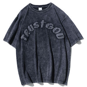 Camiseta Deportiva con Estampado Puff para Correr, Entrenar y Hacer Ejercicio, Camiseta con Logotipo Personalizado - Product Image 1