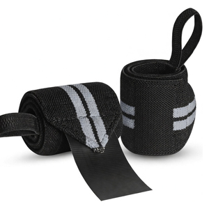 Manufacture Soft Breathable Compression Wrist <b>Brace</b> Belt Hook Loop Closure for Sports Weight Lifting Gym Fitness Protection <b>Men</b> - Product Image 1