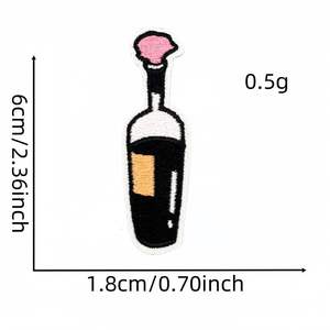 Factory Wholesale Embroidery Patch Custom Diamond Shape Thread Badge for <b>Jackets</b> Caps Bags Clothing Heat Press Iron On Sew On Ap - Product Image 6