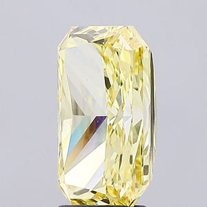 Diamant Jaune Intense Cultivé en Laboratoire, Taille Coussin Radiant Fantaisie, Certifié CVD, Pierre Précieuse Libre pour Créations de Joaillerie Fine de Luxe - Product Image 5