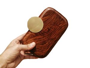 Sacs à main en bois faits à la main comme idées de cadeaux parfaites pour elle, un look élégant, pour les mariées qui recherchent un style différent à bas prix - Product Image 2