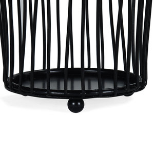 Farol Decorativo de Metal Negro, Moderno Portavelas de Alambre para Decoración del Hogar - Product Image 3