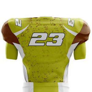 Nouveau maillot de football américain personnalisé en mesh avec logo d'équipe, respirant, uniformes de football américain pour l'entraînement NOVERA - Product Image 5