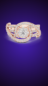 Sames jewels 10K Moissanite/Cubic Zirconia/ CVD Lab crecido 14K/18K/22K/925 Anillos de plata para anillos de compromiso de diamantes hechos a medida - Product Image 3