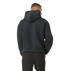 เสื้อฮู้ดดี้ผู้ชายผ้าฝ้ายฟลีซ 100% สำหรับฤดูหนาว - คุณภาพสูง พิมพ์ลายพัฟ โลโก้แบบกำหนดเอง หลากสี |   ดีไซน์กระเป๋าแบบระบายอากาศได้ เป็นมิตรกับสิ่งแวดล้อม | - Product Image 2