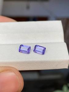 Tanzanite naturelle taille octogonale, tanzanite taille octogonale facettée, fournisseur en gros, pierre précieuse calibrée taille octogonale, pierre précieuse en vrac - Product Image 1