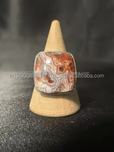 Best Quality Women's <b>Silver</b> Statement <b>Rings</b> <b>Chunky</b> Dainty Gemstone Jewelry with Gold Plating for Engagement Occasions Boho Style - Product Image 2