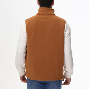 Gilet en polaire pour homme avec logo personnalisé, sans manches, vêtement d'extérieur, fabrication OEM, exportation Pakistan, marchés mondiaux - Product Image 4