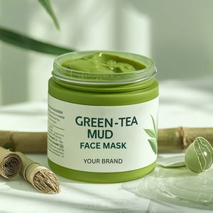 Mascarilla Facial de Arcilla de Té Verde, Limpieza Profunda, Minimiza los Poros, Crema Eliminadora de Puntos Negros, Sin Perfume ni Parabenos, para Adultos - Product Image 2
