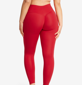 Breathable High Waist Women's Fitness Leggings Stretch <b>Athletic</b> Yoga Pants Custom Wholesale - Product Image 4