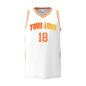 เสื้อบาสเก็ตบอลปักโลโก้คุณภาพสูงแบบกำหนดเองปี 2026 เสื้อบาสเก็ตบอลสำหรับฝึกซ้อมผู้ชายขายส่งพร้อมชื่อทีม - Product Image 4
