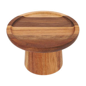 Soporte Redondo de Madera Hecho a Mano Ecológico de Varias Capas para Pasteles con Base Estable y Resistente para Uso Profesional en Panaderías - Product Image 5