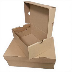 <b>Pack</b> of 10 Recycled Paperboard Medium Storage Boxes 18x14x12 for Moving Grocery Fur & Socks Packaging - Product Image 1