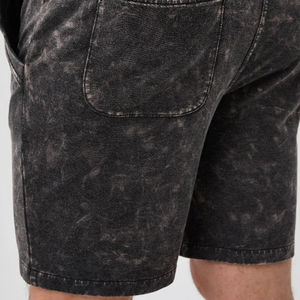 Shorts de sport rétro de luxe pour hommes, personnalisés, en coton tricoté 100% lourd et écologique, pour le streetwear et le fitness – Grande Vente - Product Image 5
