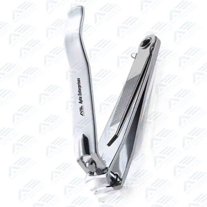 Cortauñas de Acero Inoxidable, Cortador de Cutículas, Juego de Cortauñas Plegables Compactos y Portátiles de 8 cm para Mujer, Ligeros - Product Image 2