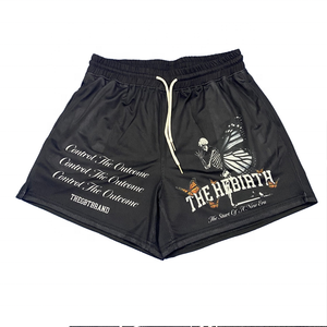 กางเกงขาสั้นวิ่งชายหาดผ้าตาข่ายสำหรับผู้ชาย ขายส่ง ออกแบบลายพิมพ์แบบซับลิเมชั่นเต็มตัว สำหรับออกกำลังกาย ฟิตเนส แห้งเร็ว ระบายอากาศได้ดี - Product Image 2