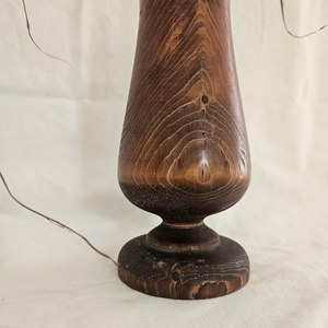 TIMELESS CRAFT Decorative Wooden Flower Pot for Indoor/Outdoor Plant Display Handcrafted Artistic Wood Finish Tabletop <b>Vase</b> - Product Image 4