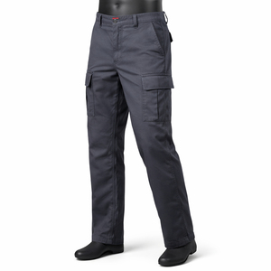 Pantalon cargo robuste, pantalon utilitaire multi-poches, coton ripstop, polyester, OEM, vente en gros - Product Image 3
