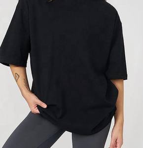 Camisetas Casuales de Mujer, Diseño Moderno, Corte Ajustado, Alta Calidad, 100% Algodón, Estilo Tejido, Diseño Sencillo, Color Liso, Antiarrugas, Secado Rápido - Product Image 3