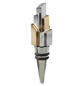 Tapón de Botella de Estilo Moderno con Acabado en Oro y Plata, Forma Personalizada, para Bar, Hotel, Hogar, Fiesta, Suministros al por Mayor de la India - Product Image 3