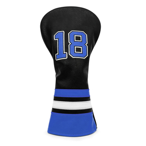 OEM Service Custom Embroidery Logo <b>Golf</b> Head Covers High Quality Genuine Leather <b>Golf</b> Club Headcover Set For Sale - Product Image 2