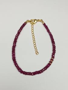 Pulsera de cuentas chapada en oro, regalo de joyería unisex para aniversario, 8 pulgadas, moderna, con certificación de terceros, semipreciosa para joyería - Product Image 5