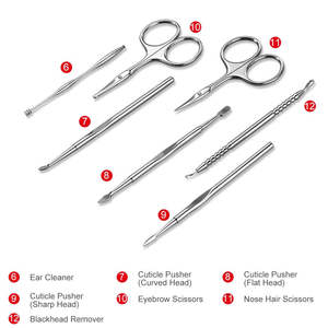 Kit Profesional de Cortaúñas de Acero Inoxidable de Lujo, Juego de Herramientas de Manicura y Pedicura - Product Image 3