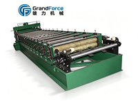 Ligne de formage de tuiles en acier galvanisé entièrement automatique avec système de découpe hydraulique et contrôle PLC Delta