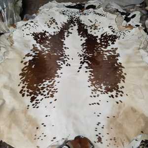 Genuine Cow Skin <b>Leather</b> Full Pelt Quilted Varsity <b>Jacket</b> Animal Pattern 100% Polyester Filling Nylon Shell One Whole <b>Leather</b> - Product Image 3