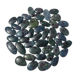 Cabujones de cianita de rubí Natural de grado AAA + hechos a mano, piedras preciosas personalizadas, calidad increíble certificada por terceros - Product Image 5