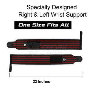 Muñequeras de Agarre Fuerte, Tejido Resistente, Ajuste Cómodo, Ideales para Entrenamientos en el Gimnasio y Rutinas de Ejercicio - Product Image 5