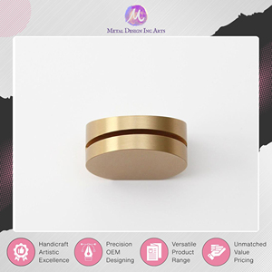 Proveedor de Origen Indio que Vende Porta Tarjetas de Visita Redondos Clásicos de Oro de Primera Calidad, Porta Menús de Latón a un Precio Mínimo - Product Image 2