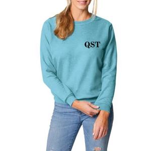 OEM conçu à la mode 100% coton sweat-shirt imprimé numérique pour les femmes solide nouveauté en plein air vêtements d'hiver prix pas cher - Product Image 1